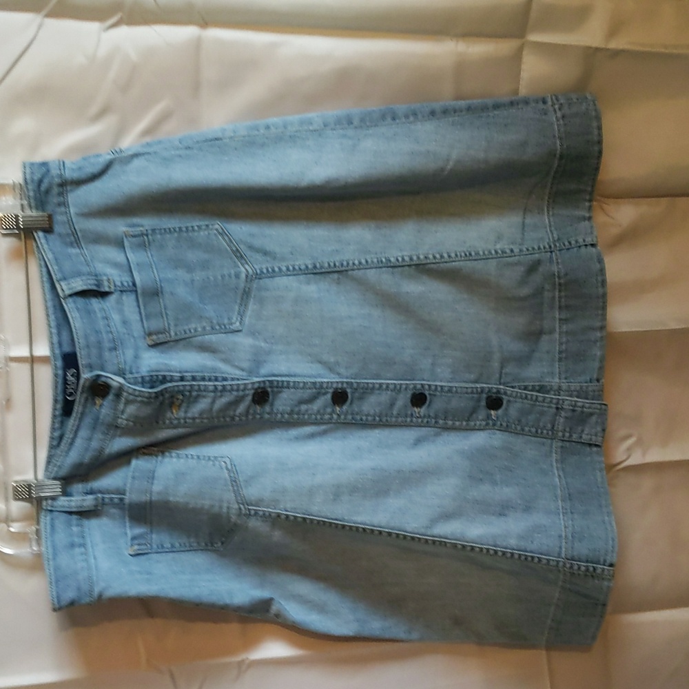 Blue jean skirt
